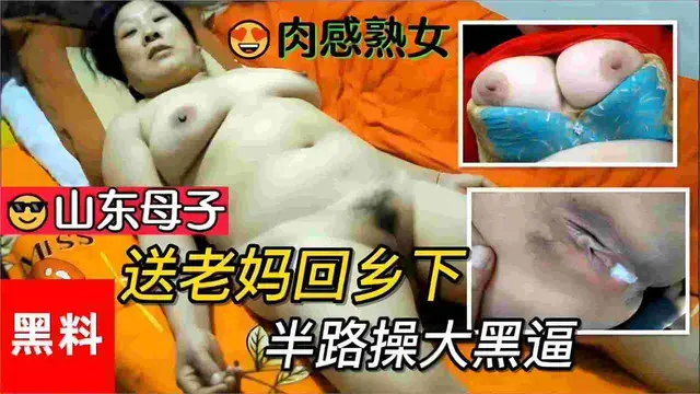 毀三觀山東母子亂倫-送老媽回鄉下，半路忍不住車震操逼內射了媽媽一逼精液