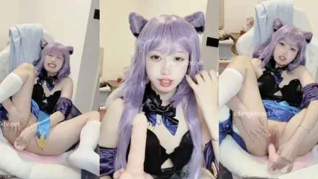 COS女神 假肉棒自慰