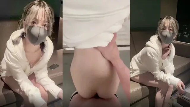 【情侶野戰】在公共場合女友不停的用肢體撩我，然後把我帶到沒人的樓道說著沒人可以做愛，於是就在樓道開始了野戰
